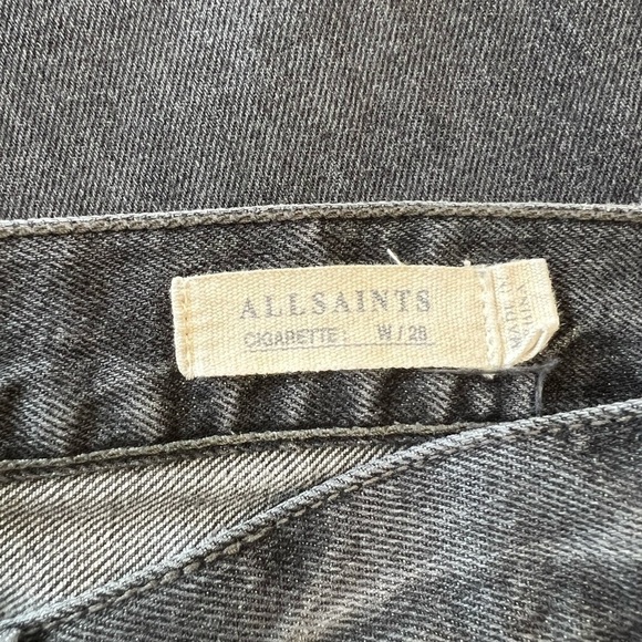 AllSaints Cigarette Skinny Fit Stretch Denim Jeans - MENS - Picture 6 of 8